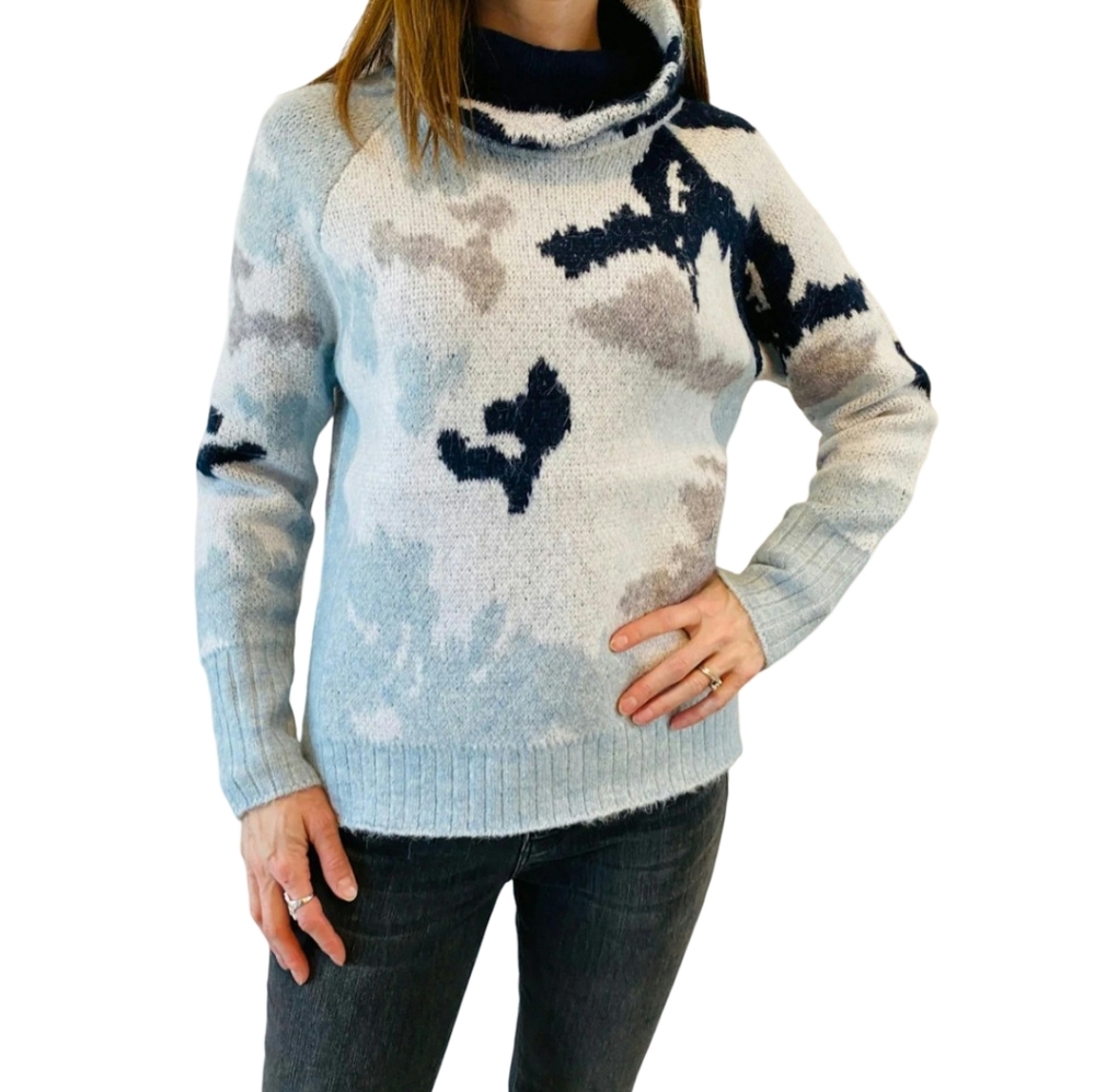 RD Style Camo Turtleneck Sweater.